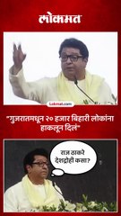 बिहारींविरोधात आंदोलन कऱणाऱ्याला भाजपनं आमदार केलं राज ठाकरेंचा आरोप