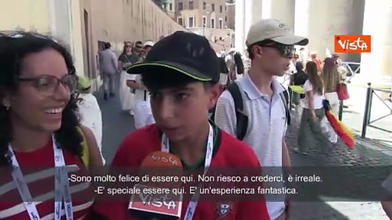 Giubileo giovani, voci dei ragazzi a San Pietro: "E' fantastico, capita una volta nella vita"