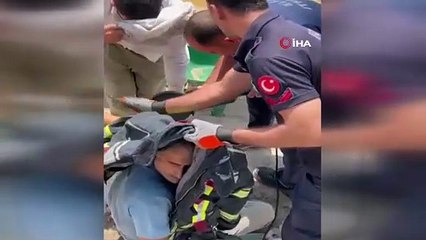 Demir Parçası Kulağına Saplandı!