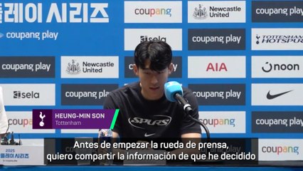 Son anuncia su salida del Tottenham