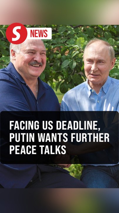 Facing Trump deadline, Putin hopes Ukraine peace talks will continue