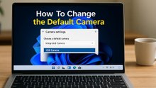 Change Default Internal Camera to External Webcam on Windows | Quick & Simple Tutorial