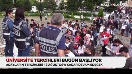 Üniversite tercihleri bugün başlıyor
