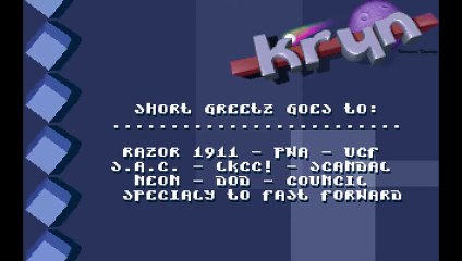 PC Cracktro 1944 Across The Rhine by Kryn and S.A.C. (1995)