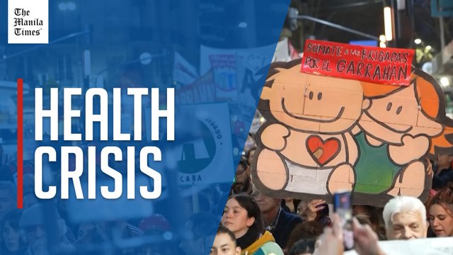 Medical sector protests Argentina's Milei budget cuts