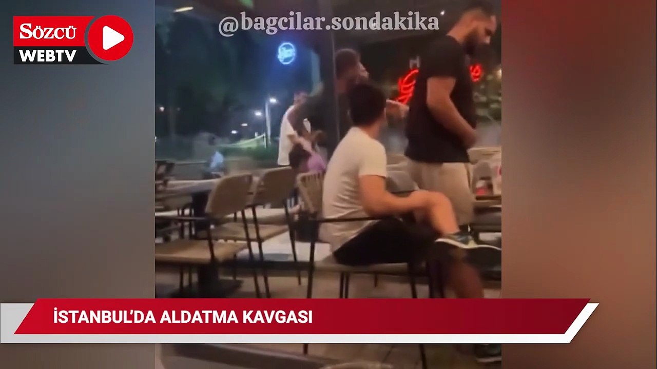 İstanbul'da aldatma krizi: Bir kadın eşini kafede genç kızla bastı ortalık karıştı