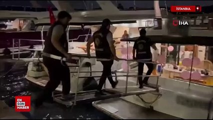 İstanbul’da suç örgütlerinin propagandasını yapan organizasyon teknelerine denetim