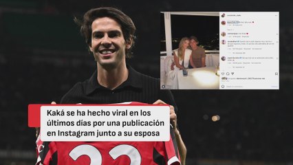 Las redes ‘incitan’ a Kaka a portarse mal con su nueva mujer: “¡Ensucia todo!"
