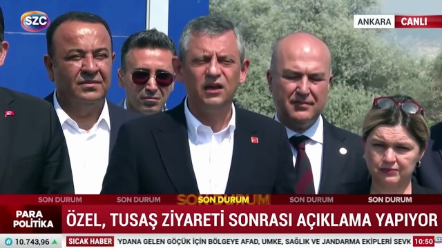 Özgür Özel, TUSAŞ ziyareti sonrası açıklama yaptı