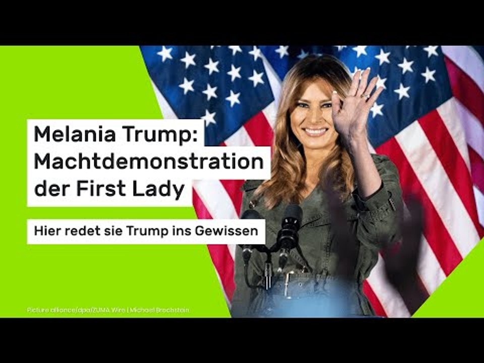 Melania Trump: Machtdemonstration der First Lady - hier redet sie Trump ins Gewissen