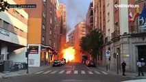Dos heridos en una explosión de gas en el centro de Zamora