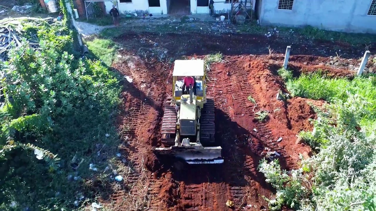 New Project!!! Bulldozer D31 & Dump Truck 5T Clear Red Land!!