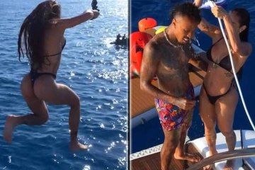 Éder Militao y Tainá Castro dan el salto: ducha, bailes, familia y "buena onda"