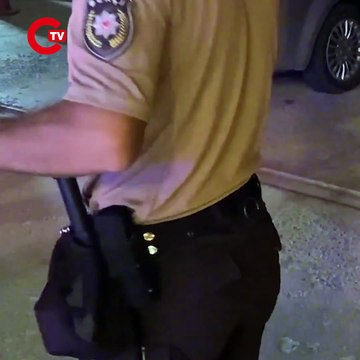 Bekçi durdurdu, kemerinden 60 santimlik döner bıçağı çıktı