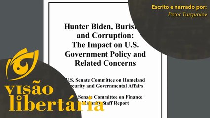 Senado americano lança graves acusações contra Hunter Biden -HD | Visão Libertária - 23/09/20 | ANCAPSU
