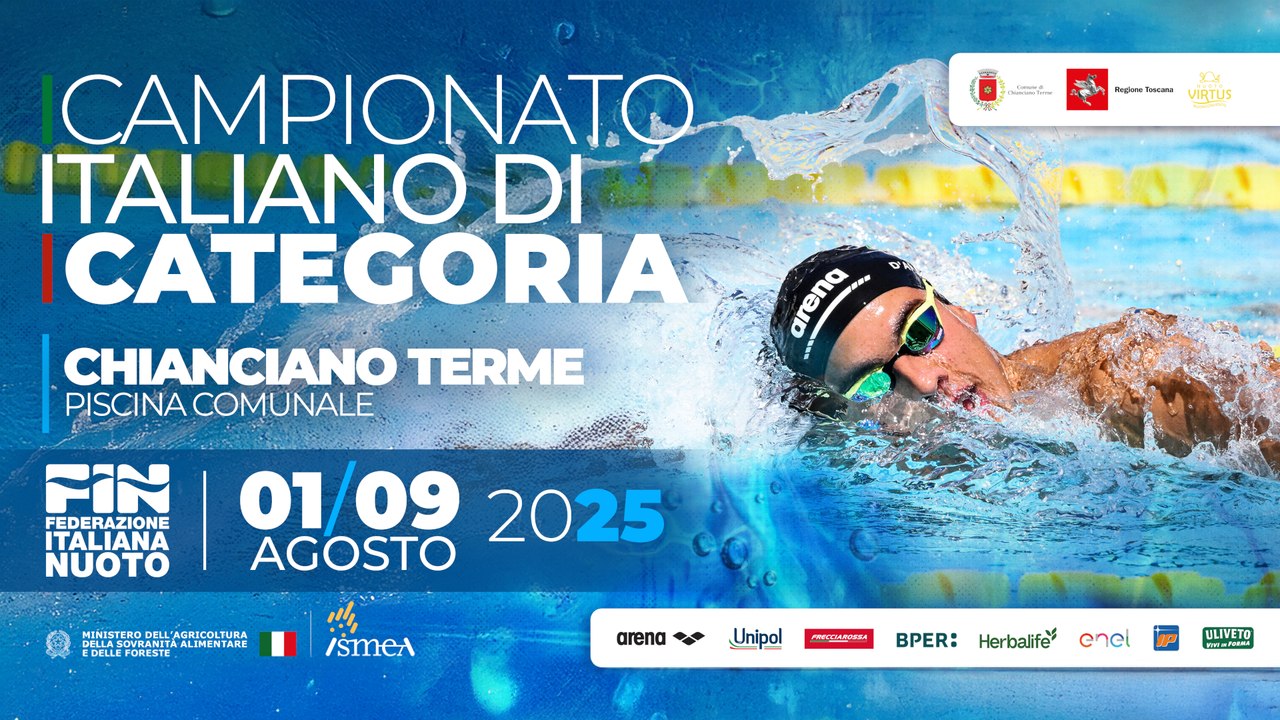 NUOTO - Campionato Italiano di Categoria 2025 (01/08/2025 - MATTINO - 2a Sessione)