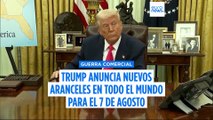 Trump anuncia nuevos aranceles en todo el mundo y retrasa 7 días la fecha límite