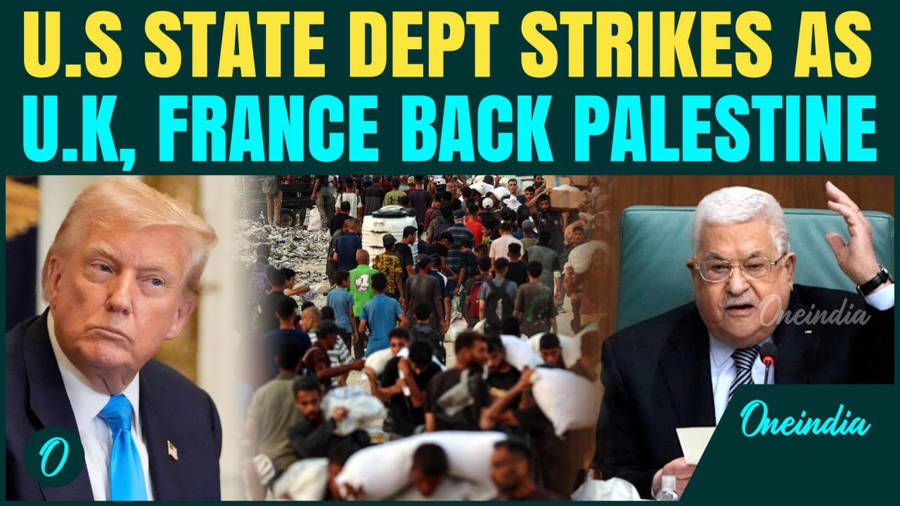 U.S Slaps Sanctions on Palestinian Officials as UK-France Move to Recognize Statehood - Announcement