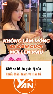 CĐM SO KÈ GU ĂN MẶC CỦA THIỀU BẢO TRÂM VÀ HẢI TÚ