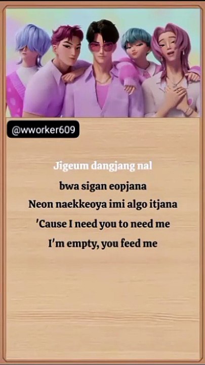Kpop_ lyrics_ your idol demon #shorts#trending#animation