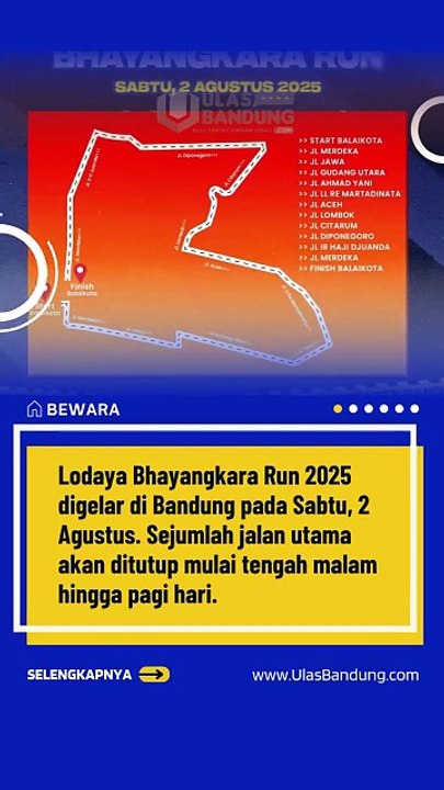 AWAS MACET! 10 Jalan di Bandung Ditutup Total s...