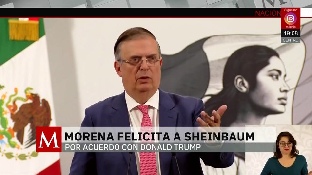 Morenistas celebran acuerdo de Sheinbaum con EU para aplazar aranceles