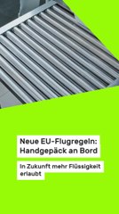 Copy of Neue EU-Flugregeln: Handgepäck an Bord: In Zukunft mehr Flüssigkeit erlaubt