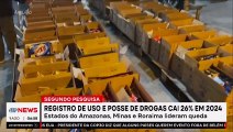 Casos de posse e uso de drogas caem 26% no Brasil em 2024