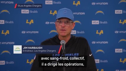 Chargers - Harbaugh très enthousiaste sur l’avenir de Trey Lance
