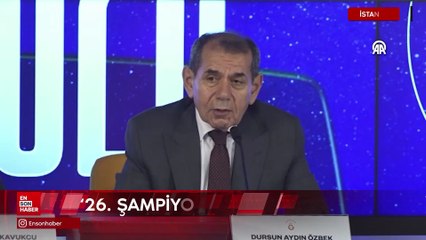 Dursun Özbek: Galatasaray'da hedefler bitmez