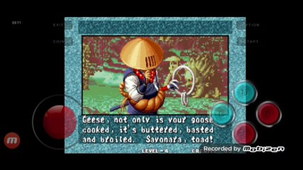 Fatal Fury 3 Sokaku Mochizuki vs Geese Howard luta completa