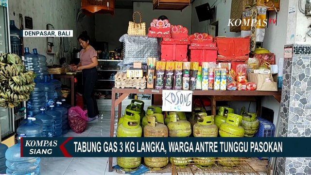 Elpiji 3 Kg Langka di Denpasar, Warga Antre Panjang dan Harga Melonjak Jadi Rp25 Ribu