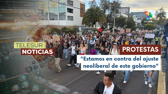 En Ecuador, rechazan leyes impulsadas por el pdte. Daniel Noboa