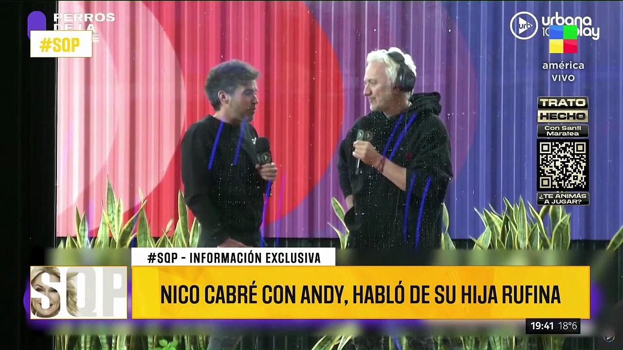 Nicolás Cabré reveló la contundente reacción de su hija Rufina ante un compañerito que le habló mal de él