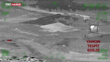 Orman yangını çıkardığı iddia edilen zanlıları İHA yakaladı