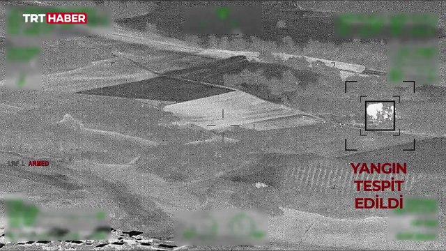 Orman yangını çıkardığı iddia edilen zanlıları İHA yakaladı