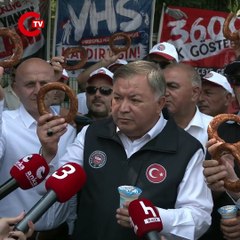 Devlet Memurları Sendikası Başkanı Cengiz: “Memurlara verilen yemek yardımı ile sadece simit ve ayran alınabiliyor”