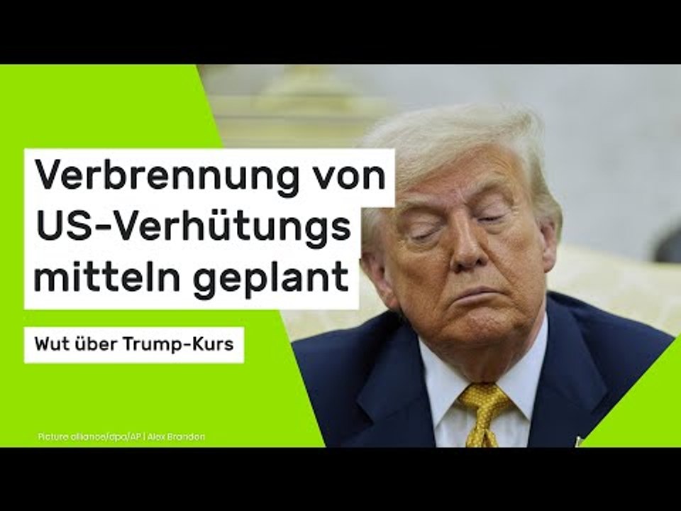 Verbrennung von US-Verhütungsmitteln geplant - Wut über Trump-Kurs