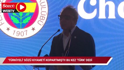 'Türkiyeli' sözü kıyameti kopartmıştı! Bu kez 'Türk' dedi