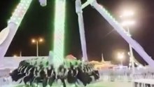 The moment a ride snapped in half at an amusement park in Saudi Arabia