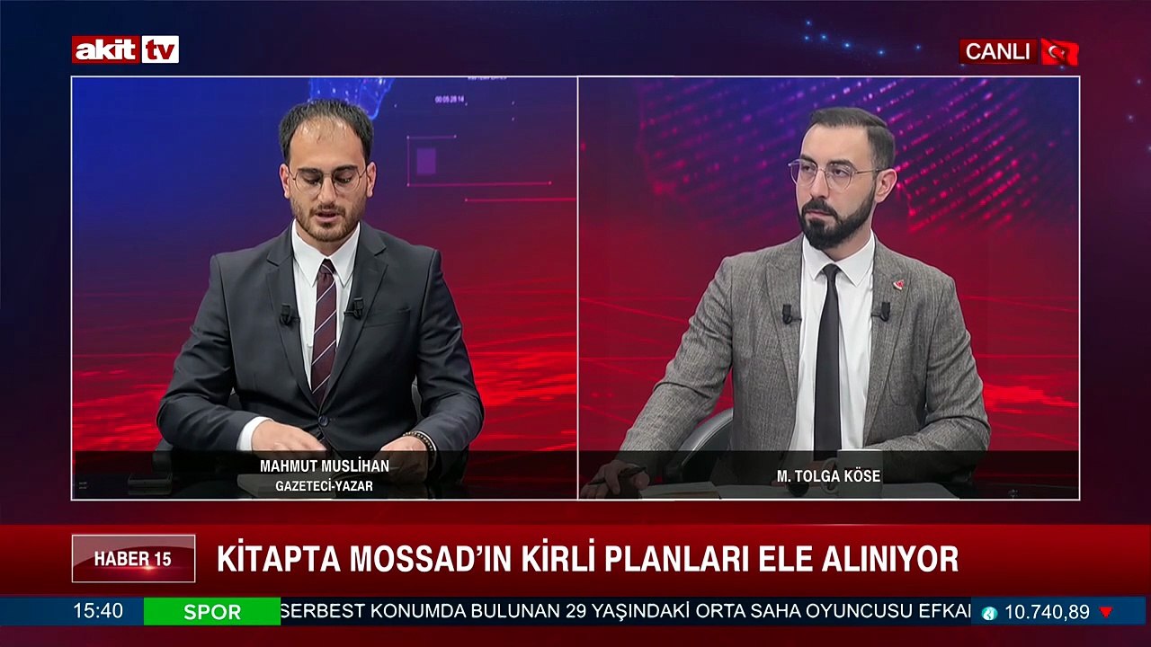 Gazeteci-Yazar Mahmut Muslihan "Mossad Kirli Akıl" kitabını değerlendirdi