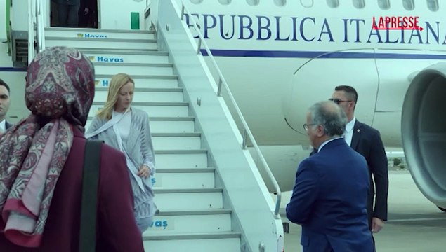 Meloni in Turchia, l'arrivo della premier a Istanbul