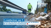 1 conducteur sur 5 continue de jeter ses déchets  par la fenêtre de sa voiture  sur l’autoroute