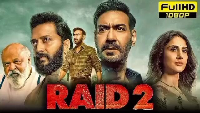 Raid 2 (2025) Ajay Devgan, Ritesh Deshmuk, Vaani Kapoor Latest Superhit Bollywood Movie in Hindi HD 1080P