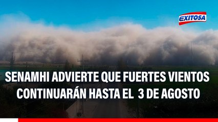 Senamhi advierte que fuertes vientos en la costa continuarán hasta el domingo 3 de agosto