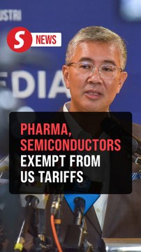 Malaysian pharmaceuticals, semiconductors exempt from US tariffs, minister says