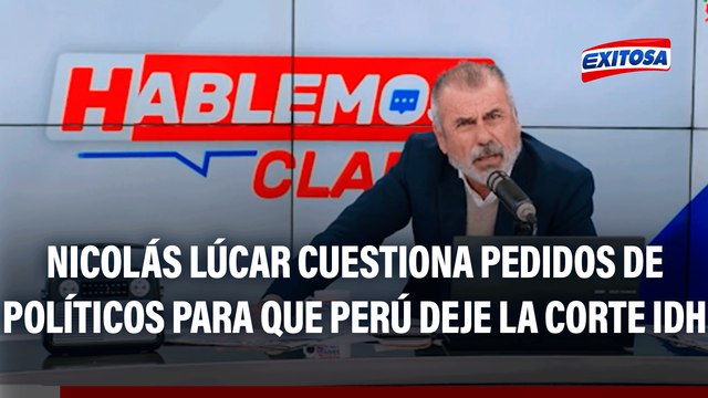 Nicolás Lúcar sobre pedidos de salida de la Corte IDH: Solo los países donde hay presos políticos respaldan esta decisión