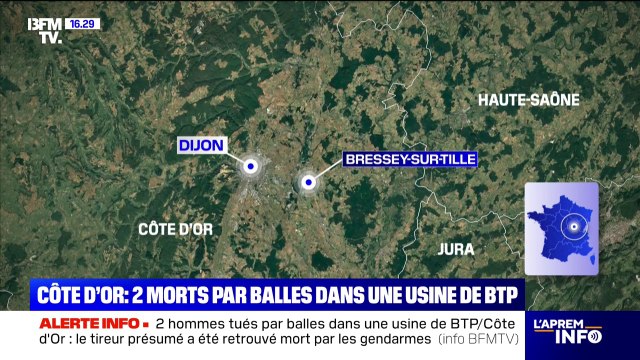 Côte d'Or: deux hommes ont été tués par balles dans une usine de BTP, le tireur présumé a été retrouvé mort par les gendarmes