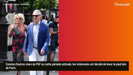 Avant la reprise, Sophie Davant et William Leymergie s'évadent dans la 3e station balnéaire la plus chère de France