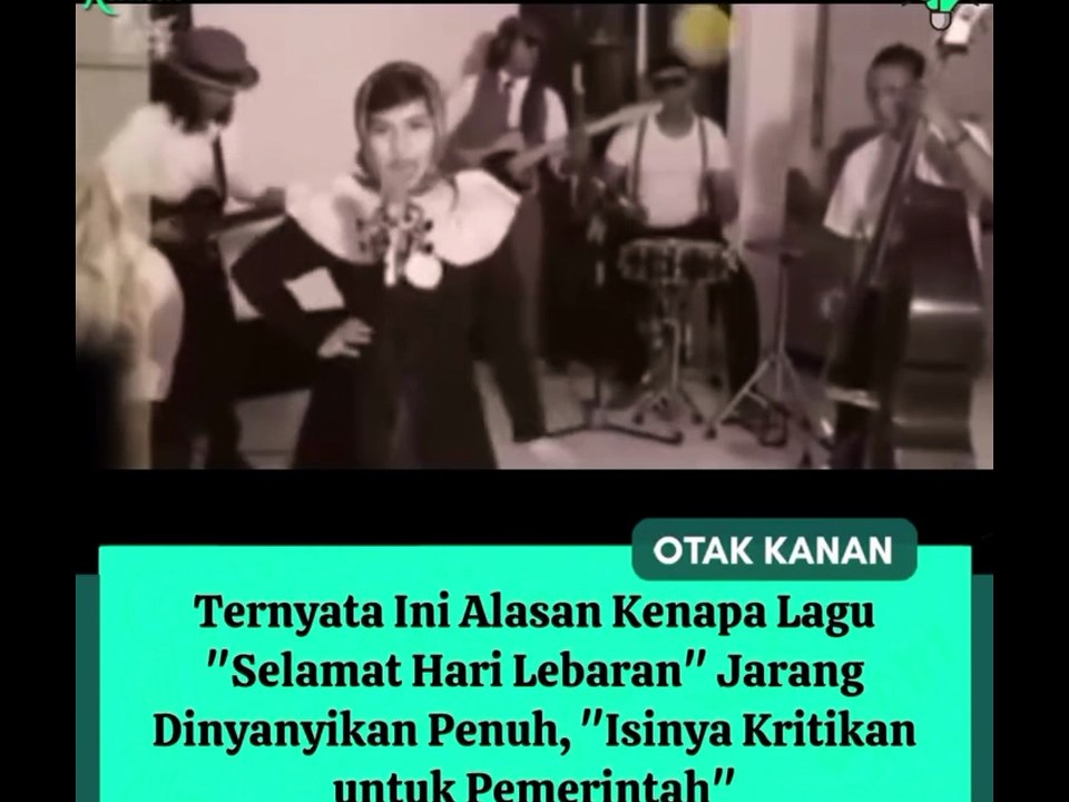 Momen Idul Fitri seringkali kita mendengar alunan lagu Hari Lebaran ciptaan Ismail Marzuki.